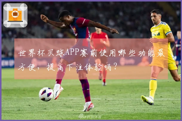 世界杯买球APP赛前使用哪些功能最方便，提高下注体验吗？
