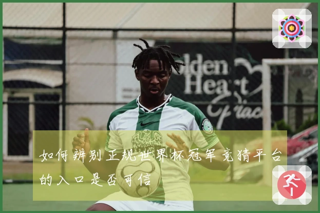 如何辨别正规世界杯冠军竞猜平台的入口是否可信