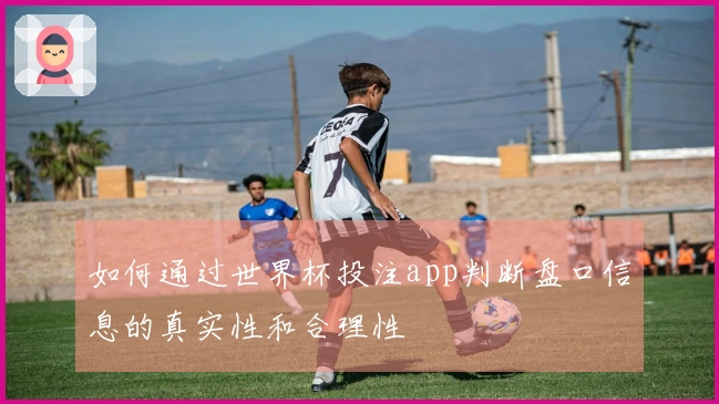 如何通过世界杯投注app判断盘口信息的真实性和合理性